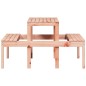 vidaXL Picknicktisch 110x134x75 cm Massivholz Kiefer vidaXL Picknicktisch 110x134x75 cm Massivholz Kiefer