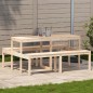 vidaXL Picknicktisch 160x134x75 cm Massivholz Kiefer vidaXL Picknicktisch 160x134x75 cm Massivholz Kiefer