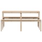 vidaXL Picknicktisch 160x134x75 cm Massivholz Kiefer vidaXL Picknicktisch 160x134x75 cm Massivholz Kiefer