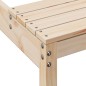 vidaXL Picknicktisch 160x134x75 cm Massivholz Kiefer vidaXL Picknicktisch 160x134x75 cm Massivholz Kiefer