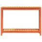 vidaXL Pflanztisch mit Ablage Wachsbraun 108x35x75cm Massivholz Kiefer