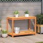 vidaXL Pflanztisch mit Ablage Wachsbraun 108x50x75cm Massivholz Kiefer vidaXL Pflanztisch mit Ablage Wachsbraun 108x50x75cm Massivholz Kiefer