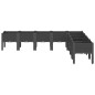 vidaXL Pflanzkasten mit Beinen Schwarz 200x160x42 cm PP vidaXL Pflanzkasten mit Beinen Schwarz 200x160x42 cm PP