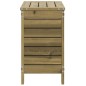 vidaXL Gartenhocker 62x31,5x52 cm Kiefernholz Imprägniert vidaXL Gartenhocker 62x31,5x52 cm Kiefernholz Imprägniert