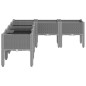 vidaXL Pflanzkasten mit Beinen Hellgrau 160x120x42 cm PP vidaXL Pflanzkasten mit Beinen Hellgrau 160x120x42 cm PP