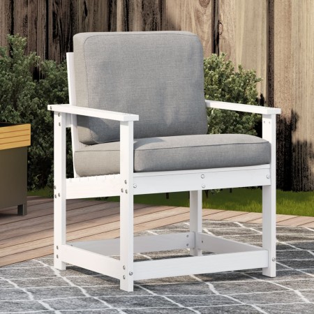 vidaXL Gartenstuhl Weiß 62x55x77 cm Massivholz Kiefer