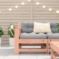 vidaXL Gartensofa mit Armlehne und Kissen Massivholz Douglasie vidaXL Gartensofa mit Armlehne und Kissen Massivholz Douglasie