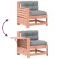 vidaXL Gartensofa mit Armlehne und Kissen Massivholz Douglasie vidaXL Gartensofa mit Armlehne und Kissen Massivholz Douglasie