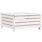 vidaXL Gartenhocker Weiß 62x63,5x32 cm Massivholz Kiefer vidaXL Gartenhocker Weiß 62x63,5x32 cm Massivholz Kiefer