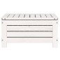 vidaXL Gartenhocker Weiß 62x63,5x32 cm Massivholz Kiefer vidaXL Gartenhocker Weiß 62x63,5x32 cm Massivholz Kiefer