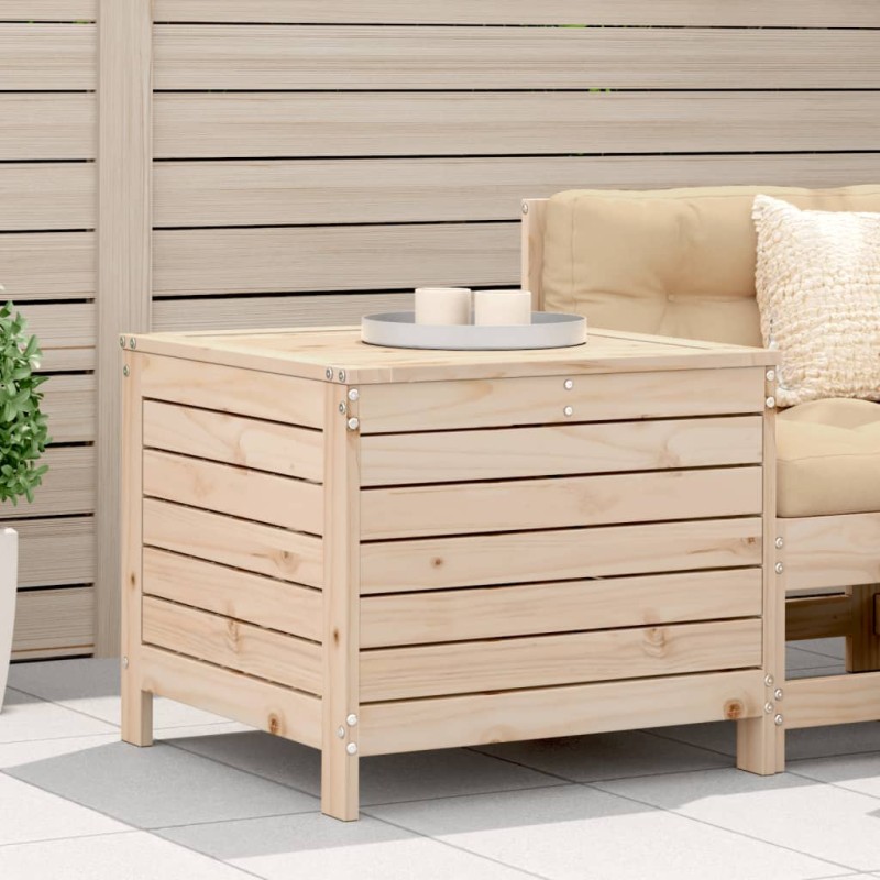 vidaXL Gartenhocker 62x63,5x53,5 cm Massivholz Kiefer vidaXL Gartenhocker 62x63,5x53,5 cm Massivholz Kiefer
