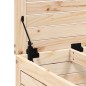 vidaXL Gartenhocker 62x63,5x53,5 cm Massivholz Kiefer vidaXL Gartenhocker 62x63,5x53,5 cm Massivholz Kiefer
