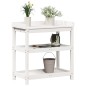 vidaXL Pflanztisch mit Ablagen Weiß 82,5x45x86,5 cm Massivholz Kiefer vidaXL Pflanztisch mit Ablagen Weiß 82,5x45x86,5 cm Massivholz Kiefer
