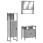 vidaXL 3-tlg. Badmöbel-Set Grau Sonoma Holzwerkstoff vidaXL 3-tlg. Badmöbel-Set Grau Sonoma Holzwerkstoff