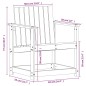 vidaXL 3-tlg. Garten-Lounge-Set Massivholz Kiefer vidaXL 3-tlg. Garten-Lounge-Set Massivholz Kiefer