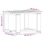 vidaXL 3-tlg. Garten-Lounge-Set Massivholz Kiefer vidaXL 3-tlg. Garten-Lounge-Set Massivholz Kiefer