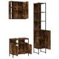 vidaXL 3-tlg. Badmöbel-Set Räuchereiche Holzwerkstoff vidaXL 3-tlg. Badmöbel-Set Räuchereiche Holzwerkstoff
