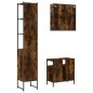 vidaXL 3-tlg. Badmöbel-Set Räuchereiche Holzwerkstoff vidaXL 3-tlg. Badmöbel-Set Räuchereiche Holzwerkstoff