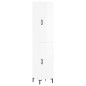 vidaXL Highboard Hochglanz-Weiß 34,5x34x180 cm Holzwerkstoff vidaXL Highboard Hochglanz-Weiß 34,5x34x180 cm Holzwerkstoff