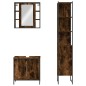 vidaXL 3-tlg. Badmöbel-Set Räuchereiche Holzwerkstoff vidaXL 3-tlg. Badmöbel-Set Räuchereiche Holzwerkstoff