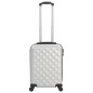 vidaXL Hartschalen-Trolley Helles Silber ABS vidaXL Hartschalen-Trolley Helles Silber ABS