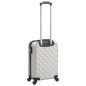 vidaXL Hartschalen-Trolley Helles Silber ABS vidaXL Hartschalen-Trolley Helles Silber ABS