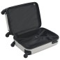 vidaXL Hartschalen-Trolley Helles Silber ABS vidaXL Hartschalen-Trolley Helles Silber ABS