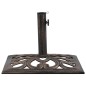 vidaXL Sonnenschirmständer Bronze 12 kg 49 cm Gusseisen vidaXL Sonnenschirmständer Bronze 12 kg 49 cm Gusseisen