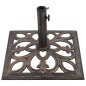 vidaXL Sonnenschirmständer Bronze 12 kg 49 cm Gusseisen vidaXL Sonnenschirmständer Bronze 12 kg 49 cm Gusseisen