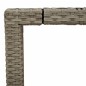 vidaXL Gartentisch mit Glasplatte Hellgrau 190x90x75 cm Poly Rattan vidaXL Gartentisch mit Glasplatte Hellgrau 190x90x75 cm Poly Rattan