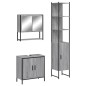 vidaXL 3-tlg. Badmöbel-Set Grau Sonoma Holzwerkstoff vidaXL 3-tlg. Badmöbel-Set Grau Sonoma Holzwerkstoff