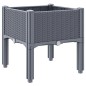 vidaXL Pflanzkasten mit Beinen Grau 40x40x42 cm PP vidaXL Pflanzkasten mit Beinen Grau 40x40x42 cm PP