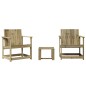 vidaXL 3-tlg. Garten-Lounge-Set Kiefernholz Imprägniert vidaXL 3-tlg. Garten-Lounge-Set Kiefernholz Imprägniert