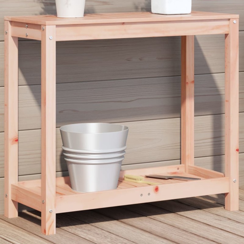 vidaXL Pflanztisch mit Ablage 82,5x35x75 cm Massivholz Douglasie vidaXL Pflanztisch mit Ablage 82,5x35x75 cm Massivholz Douglasie