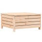 vidaXL Gartenhocker mit Kissen Massivholz Kiefer vidaXL Gartenhocker mit Kissen Massivholz Kiefer
