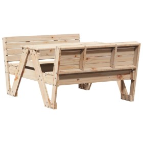 vidaXL Picknicktisch für Kinder 88x122x58 cm Massivholz Kiefer