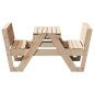 vidaXL Picknicktisch für Kinder 88x122x58 cm Massivholz Kiefer vidaXL Picknicktisch für Kinder 88x122x58 cm Massivholz Kiefer