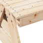 vidaXL Picknicktisch für Kinder 88x122x58 cm Massivholz Kiefer vidaXL Picknicktisch für Kinder 88x122x58 cm Massivholz Kiefer