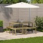 vidaXL Picknicktisch 160x134x75 cm Imprägniertes Kiefernholz vidaXL Picknicktisch 160x134x75 cm Imprägniertes Kiefernholz