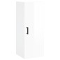 vidaXL Highboard Hochglanz-Weiß 34,5x34x180 cm Holzwerkstoff vidaXL Highboard Hochglanz-Weiß 34,5x34x180 cm Holzwerkstoff