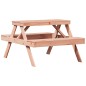 vidaXL Picknicktisch 105x134x75 cm Massivholz Douglasie vidaXL Picknicktisch 105x134x75 cm Massivholz Douglasie