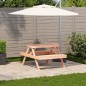 vidaXL Picknicktisch 105x134x75 cm Massivholz Douglasie vidaXL Picknicktisch 105x134x75 cm Massivholz Douglasie