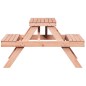 vidaXL Picknicktisch 105x134x75 cm Massivholz Douglasie vidaXL Picknicktisch 105x134x75 cm Massivholz Douglasie