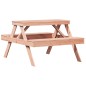 vidaXL Picknicktisch 105x134x75 cm Massivholz Douglasie vidaXL Picknicktisch 105x134x75 cm Massivholz Douglasie