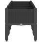 vidaXL Pflanzkasten mit Beinen Schwarz 160x40x42 cm PP vidaXL Pflanzkasten mit Beinen Schwarz 160x40x42 cm PP