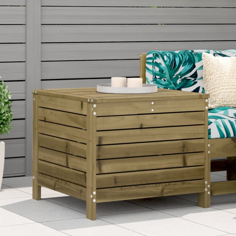 vidaXL Gartenhocker 62x63,5x53,5 cm Kiefernholz Imprägniert vidaXL Gartenhocker 62x63,5x53,5 cm Kiefernholz Imprägniert