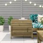 vidaXL Gartenhocker 62x63,5x53,5 cm Kiefernholz Imprägniert vidaXL Gartenhocker 62x63,5x53,5 cm Kiefernholz Imprägniert