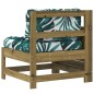 vidaXL Gartensofa mit Armlehne und Kissen Kiefernholz Imprägniert vidaXL Gartensofa mit Armlehne und Kissen Kiefernholz Imprägniert