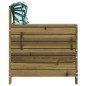 vidaXL Gartensofa mit Armlehne Kissen Kiefernholz Imprägniert vidaXL Gartensofa mit Armlehne Kissen Kiefernholz Imprägniert