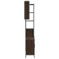 vidaXL 3-tlg. Badmöbel-Set Braun Eichen-Optik Holzwerkstoff vidaXL 3-tlg. Badmöbel-Set Braun Eichen-Optik Holzwerkstoff